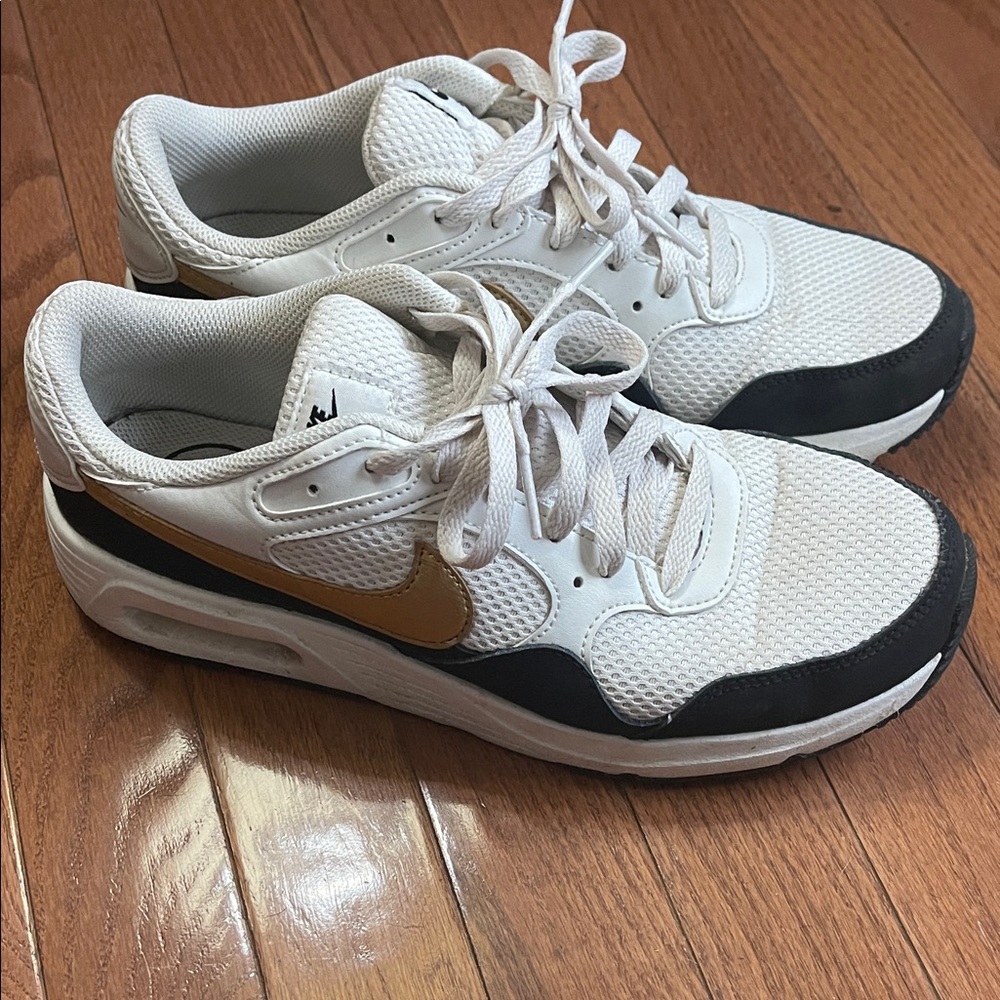 Nike Black, White and Gold Athletic Sneakers
